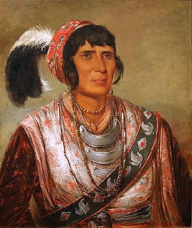 George Catlin portrait of Osceola Sweden oil painting art